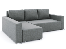 Диваны угловые в гостиную, Диван-кровать угловой Марко еврокнижка, рогожка