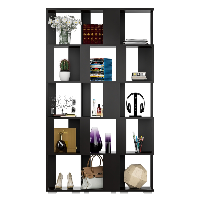 Стеллажи, Комплект их 3-х открытых стеллажей.