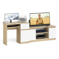 Домашние кабинеты, Компьютерный стол МС-1 правый с тумбой МТВ-1200 Мори