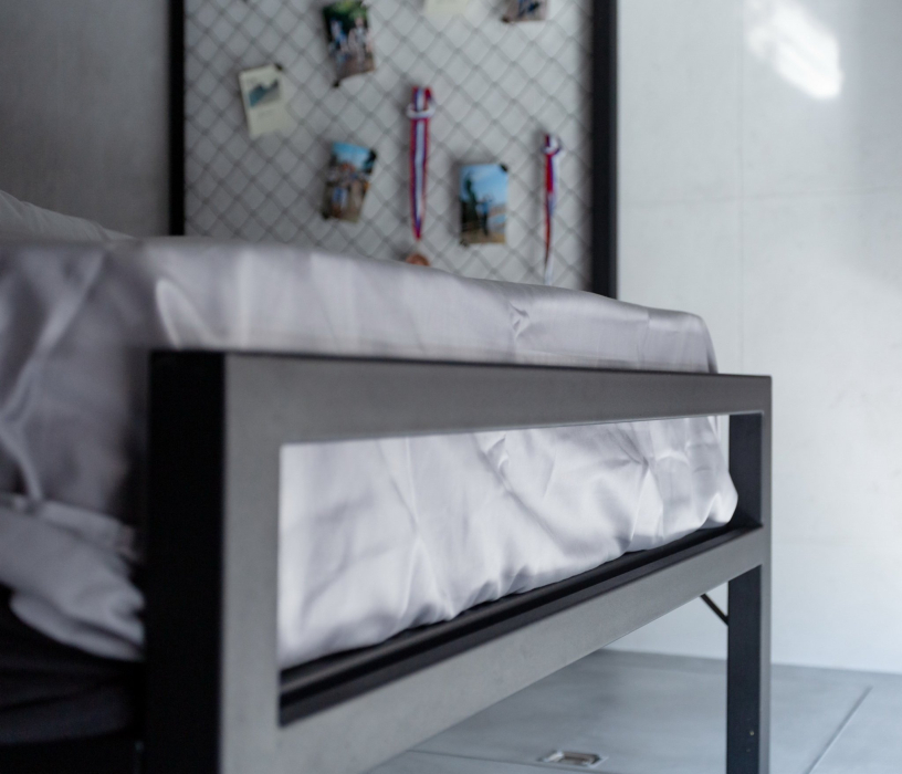 Кровати 90 см, Кровать в стиле лофт Аристо 0.9