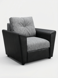 Кресло Амстердам , рогожка/экокожа