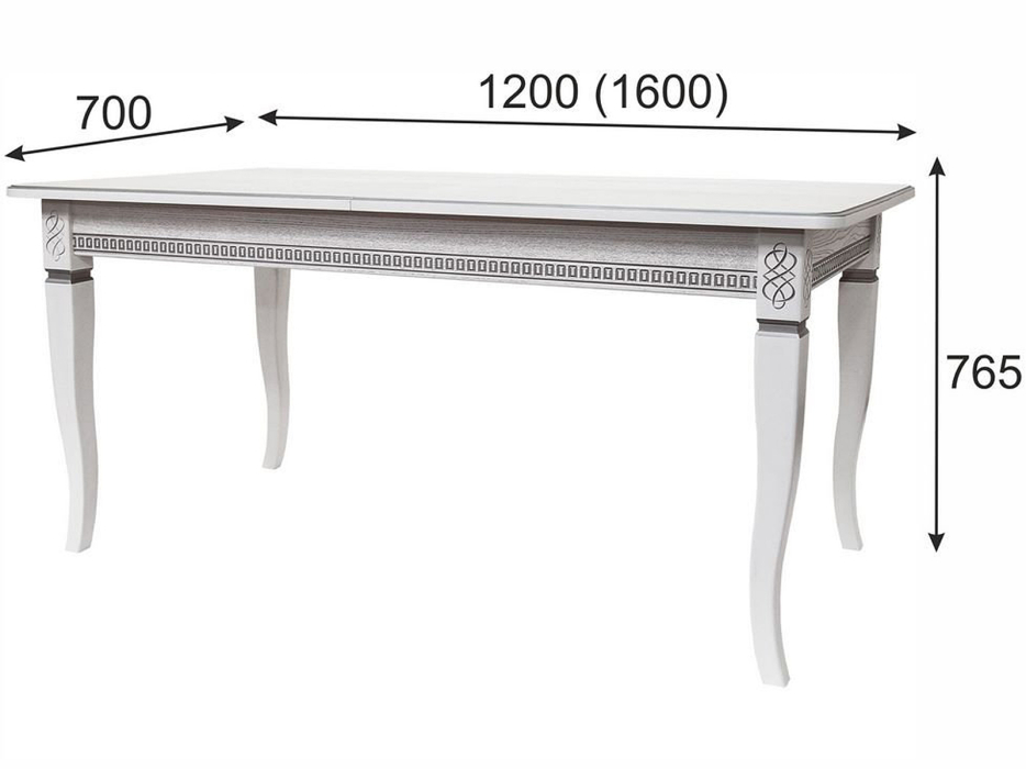 Обеденные столы, Стол обеденный Мебелик Фидея 3