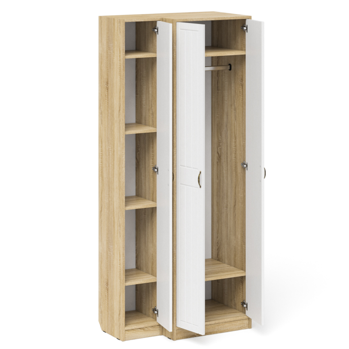 Прихожие, Пенал в прихожую и шкаф две двери П-6 МДФ фрезеровка прованс