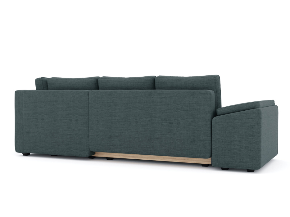 Диваны угловые в гостиную, Диван-кровать угловой Хавьер 1 ПБ еврокнижка, рогожка Люкс