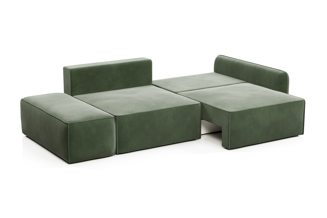 Диваны с ящиком для белья, Диван прямой ПОРТЛЕНД с банкеткой