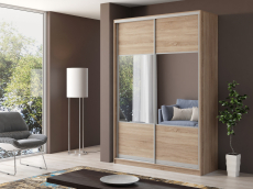 Шкафы-купе, Шкаф купе 2-х дверный Айсберг 170 комбинированный