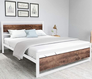 Кровать в стиле лофт Бостон 1.4