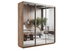 Шкафы-купе 3-х дверные, Шкаф-купе Экспресс Экспенс трио 2200 x 2400 x 450