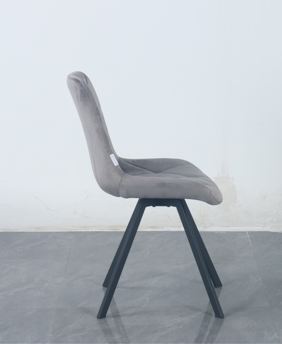 Стулья, Стул Gustaf ВЕЛЮР поворотный опоры черные