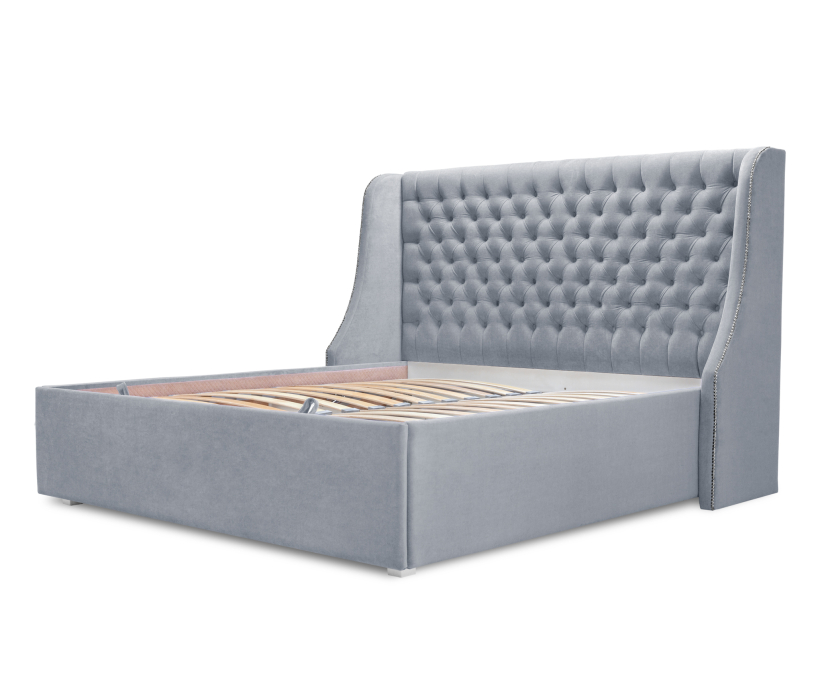 Мягкая кровать, Мягкая кровать Пандора 1600,микровелюр