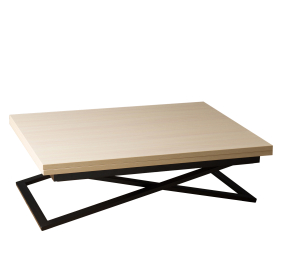 Стол трансформер Compact (черные опоры)