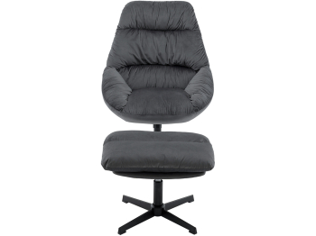 Кресло STOOL GROUP Оррелл с оттоманкой