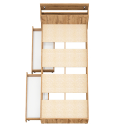 Кровать с ящиками Ксения 900 односпальная