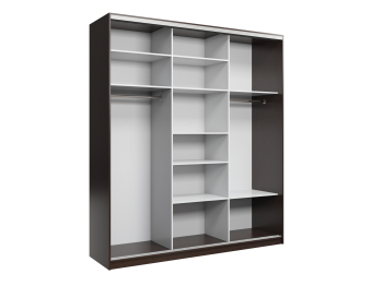 Шкаф купе 3-х дверный Айсберг 210 зеркало