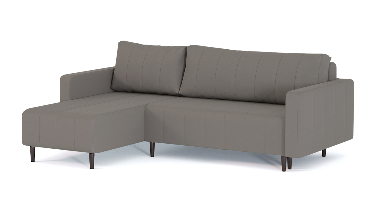 Диваны угловые в гостиную, Диван-кровать угловой Мартиника пантограф, велюр