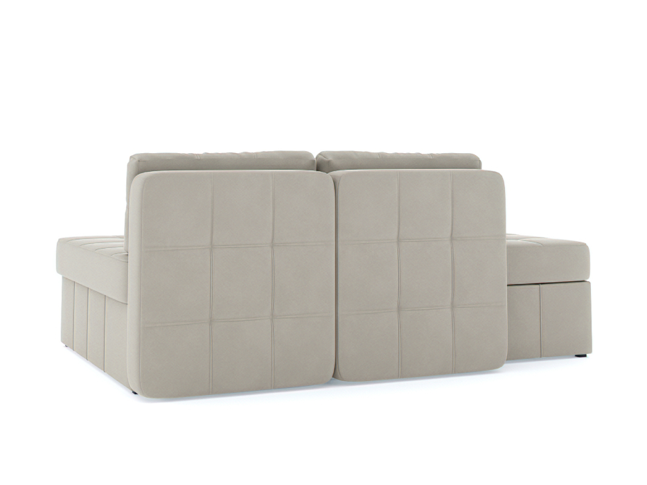 Диваны угловые в гостиную, Диван-кровать угловой Оливер Люкс еврокнижка-трансформер, велюр