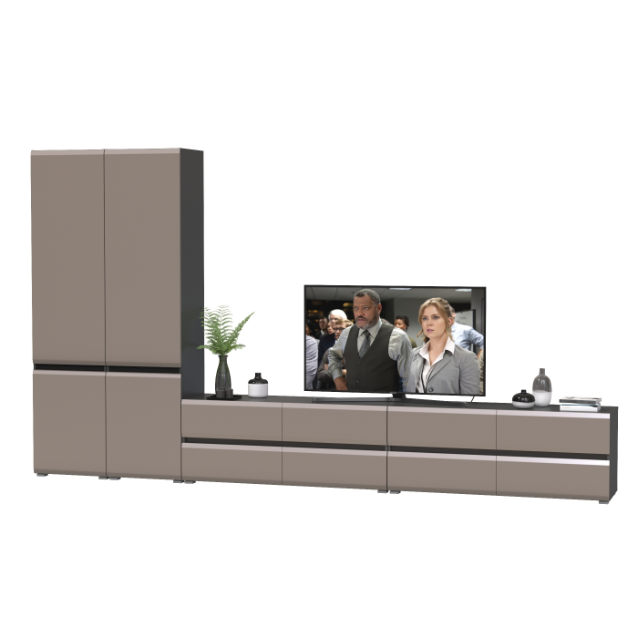 Стенки для гостиной, Мебель для гостиной корпусная Сидней № 128