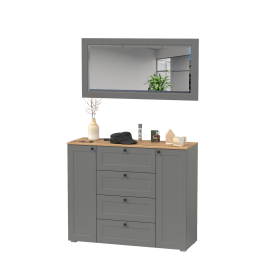 Большой комод с зеркалом Остин