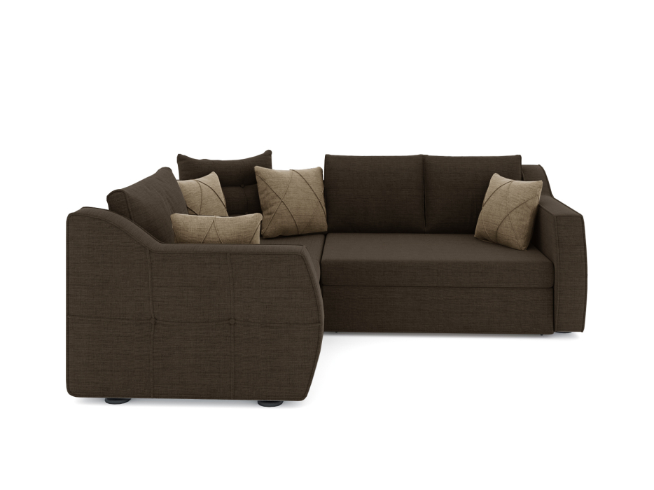 Диваны угловые в гостиную, Диван-кровать угловой Френсис дельфин, рогожка