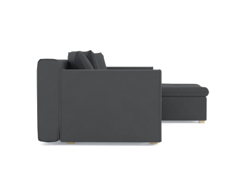 Диван угловой Чикаго без механизма, велюр