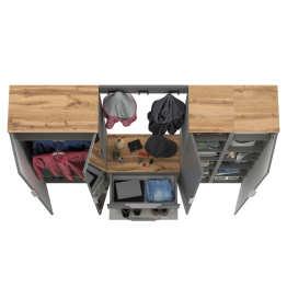 Прихожая с зеркалом Октава № 30