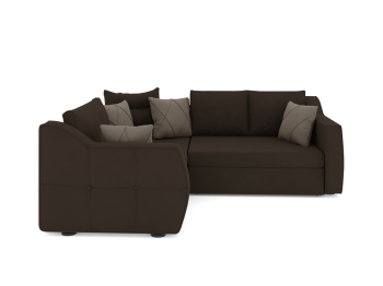 Диван-кровать угловой Френсис дельфин, велюр