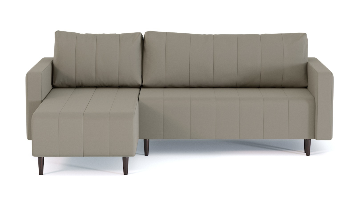 Диваны угловые в гостиную, Диван-кровать угловой Мартиника пантограф, велюр