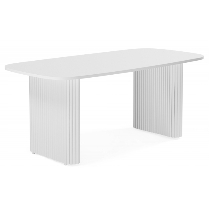 Обеденные столы, Деревянный стол Бавария 180*90 (белые ноги)