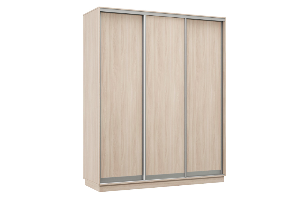 Шкафы-купе 3-х дверные, Шкаф-купе Премьер Лайт 43 (02;02;02) трехдверный