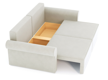 Диван-кровать еврокнижка-трасформер Флоренция, велюр