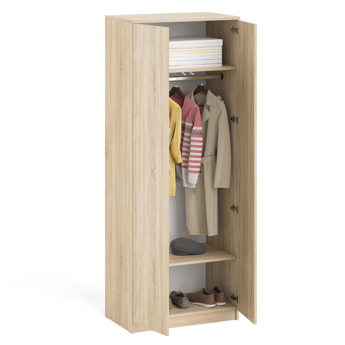 Шкафы двухстворчатые, Шкаф двухдверный Мори МШ800.1