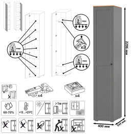 Набор шкафов Остин № 2