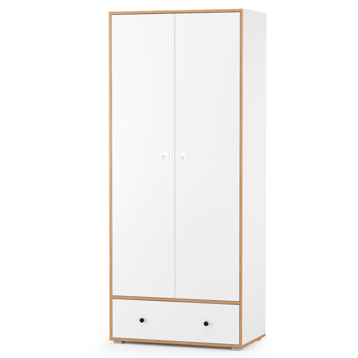 Офисная мебель, Стол письменный с двумя открытыми полками и шкафом Вуди