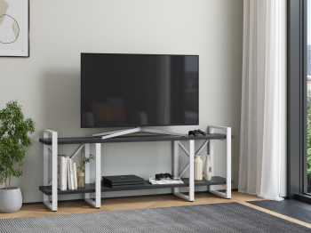 Тумба под ТВ Айсберг Лофт 160 белый