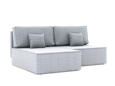 Диваны угловые в гостиную, Диван-кровать угловой еврокнижка Блюм Некст, рогожка Люкс