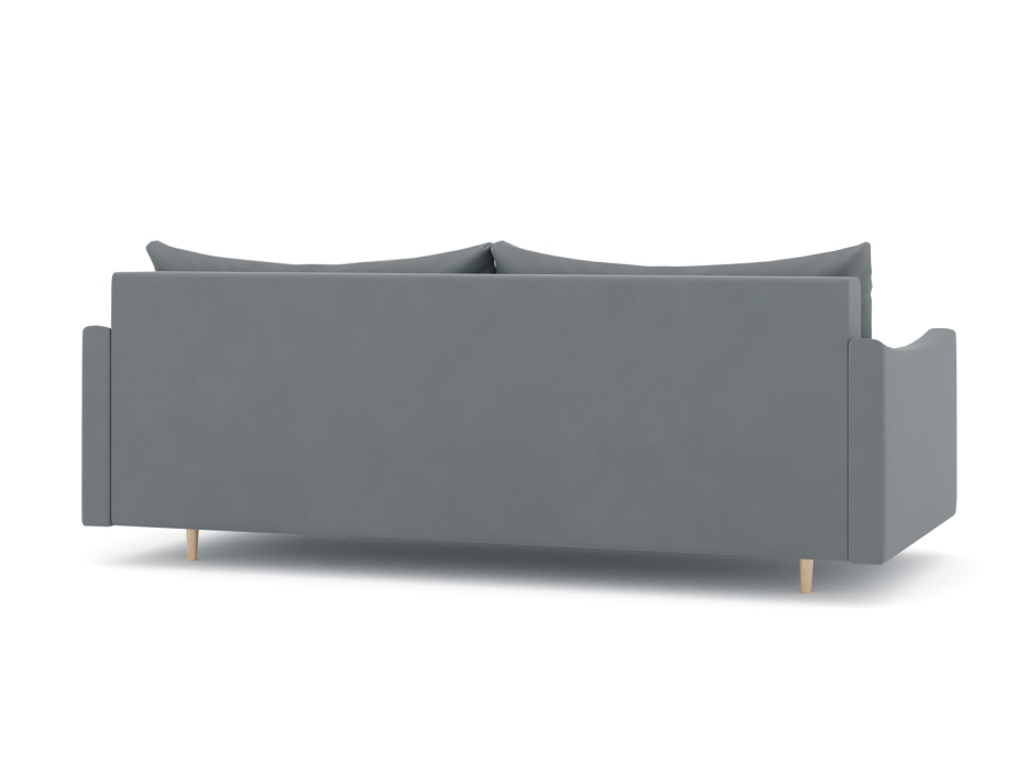 Диваны еврокнижки, Диван-кровать еврокнижка Смайл с подлокотниками, велюр