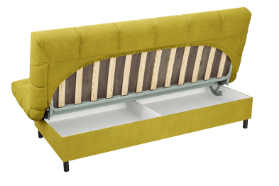 Диван прямой ЮТА, с черными ножками