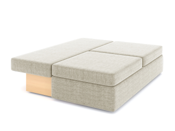 Диван-кровать еврокнижка Лавия, рогожка