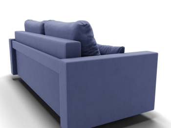 Прямой диван Пульсар,еврокнижка,велюр