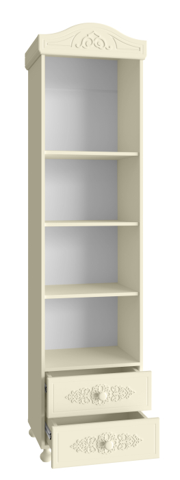 Шкафы пеналы, Шкаф-пенал со стеклом Ассоль плюс АС-1