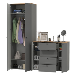 Шкаф для прихожей и большой комод Остин