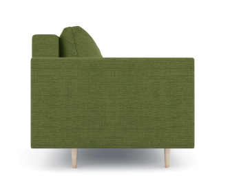 Диван прямой нераскладной Милли мини 2-х  местный с подлокотниками, рогожка Люкс