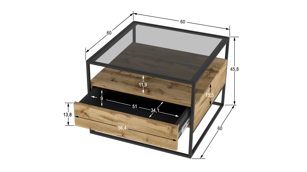 Журнальные столики, Стол журнальный Эйден 