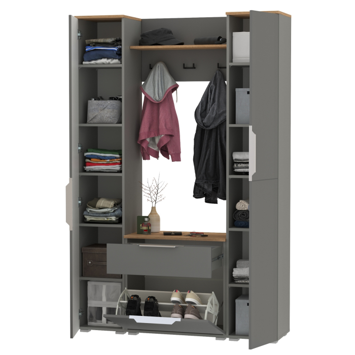 Прихожие, Современная компактная прихожая Октава № 18