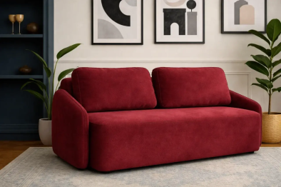 Диван Форест 225 см в обивке искусственный мех HUSH