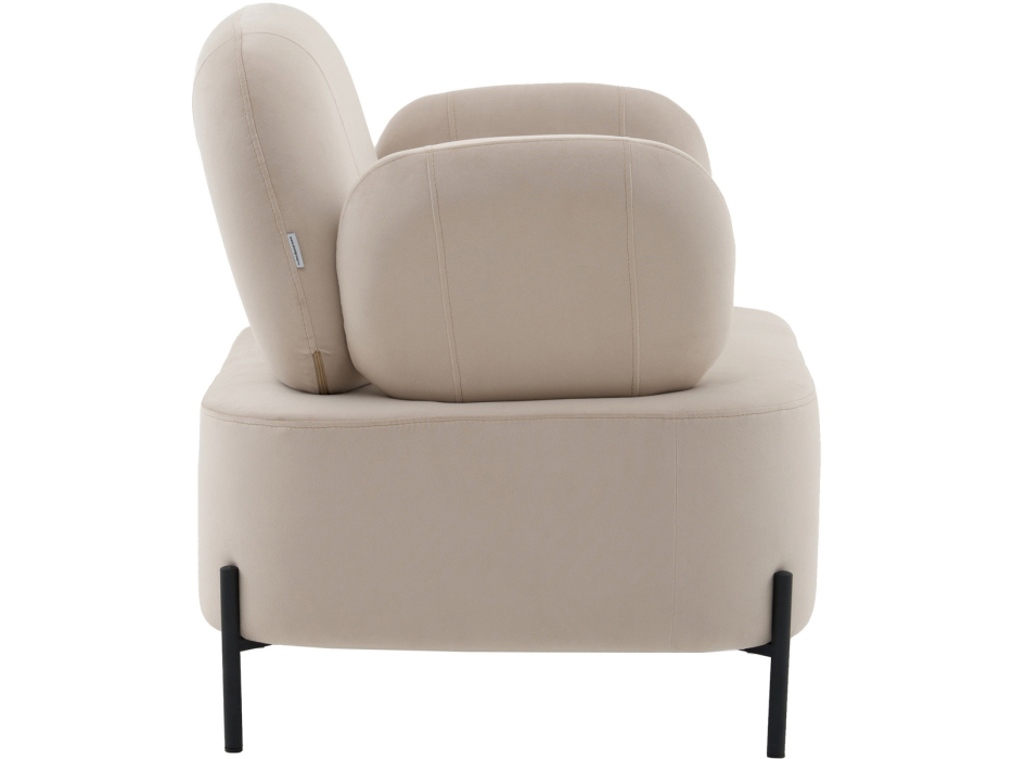 Кресло для отдыха, Кресло STOOL GROUP Кэнди с подлокотниками Велюр