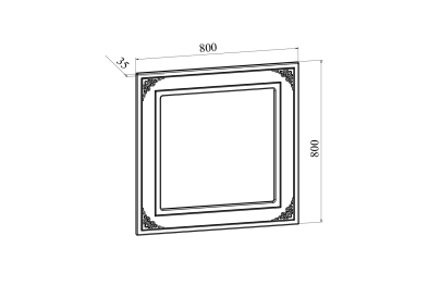 Зеркало Ассоль АС-44