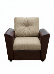 Кресло Амстердам , рогожка/экокожа