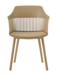 Стул Betty пластиковый с подушкой