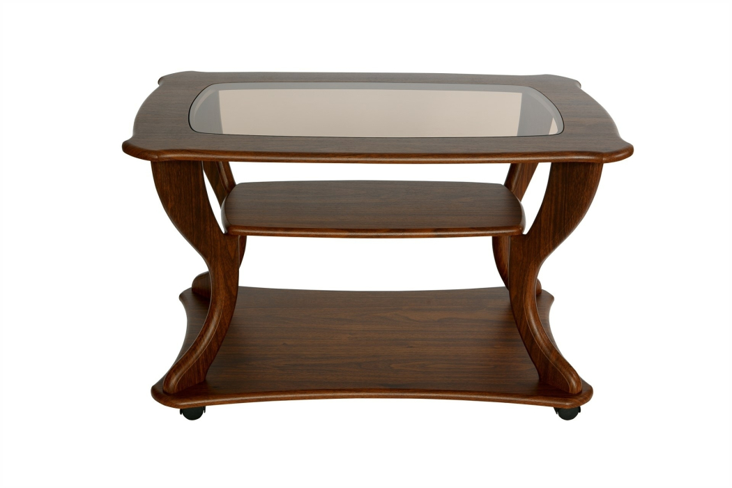 Журнальные столики, Стол журнальный Маэстро со стеклом СЖС-02
